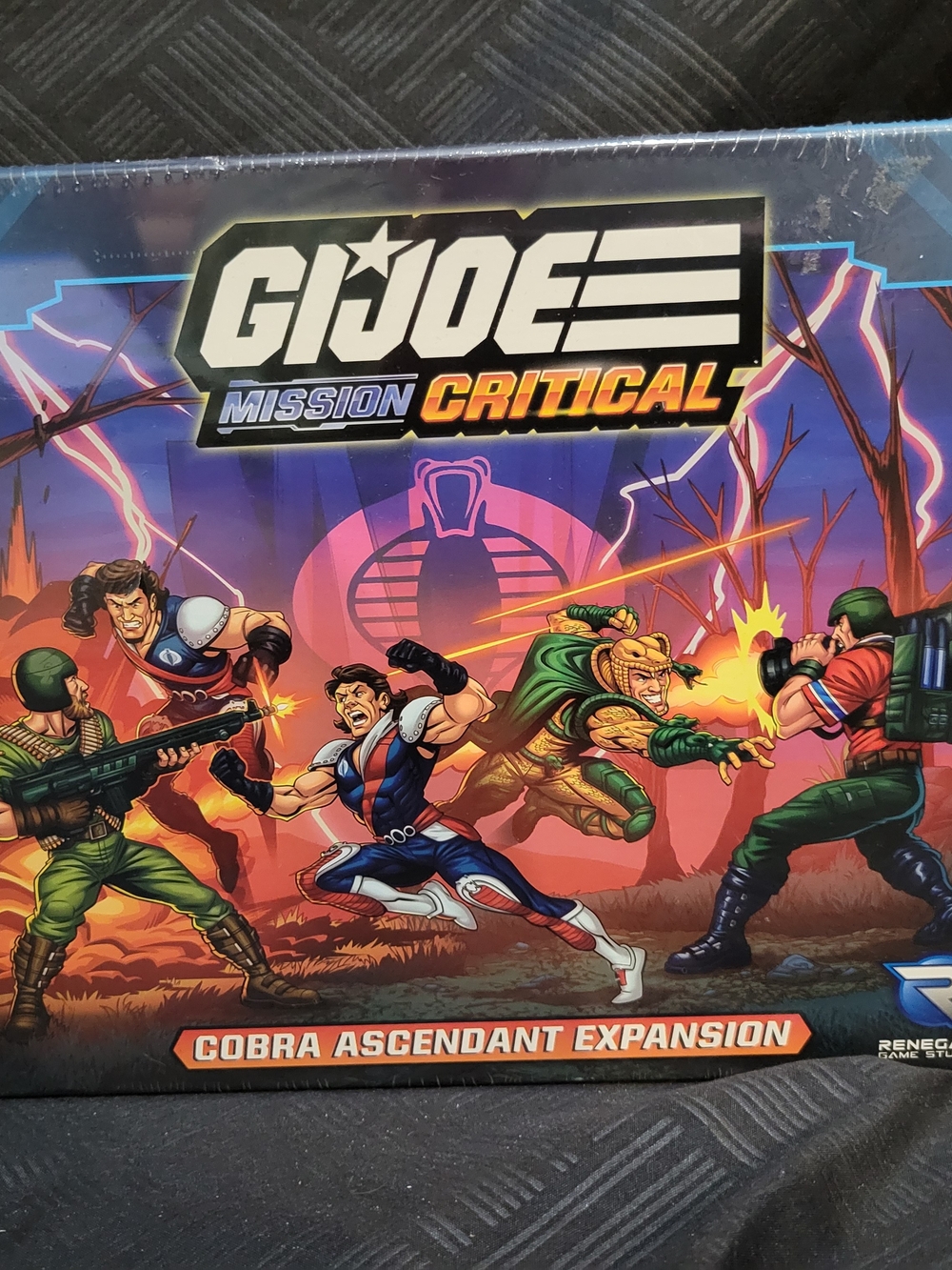 GI Joe Mission Critical: Cobra Ascendant Expansion - Colorful Game Box